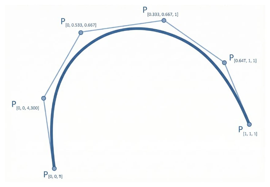 การสร้างแบบจำลองพื้นผิว 3 มิติด้วยเส้นโค้ง Spline และการควบคุมความละเอียดทางคณิตศาสตร์ในระบบ CAD
