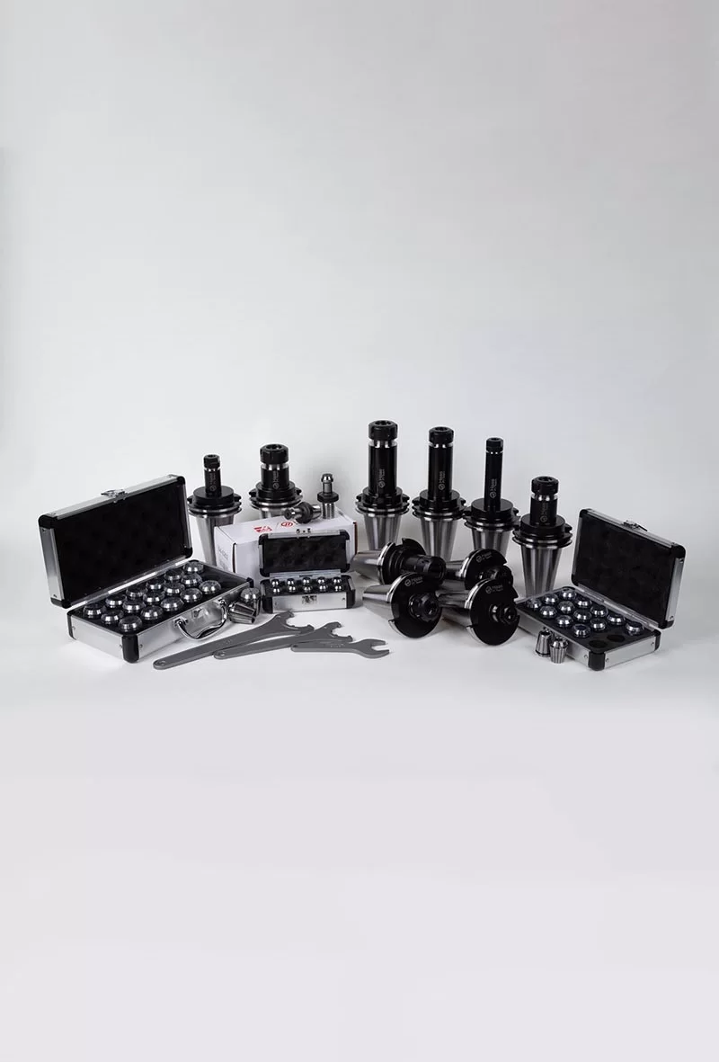 10-Piece, CT50 ER Collet Chuck Toolholder Kit, TSC