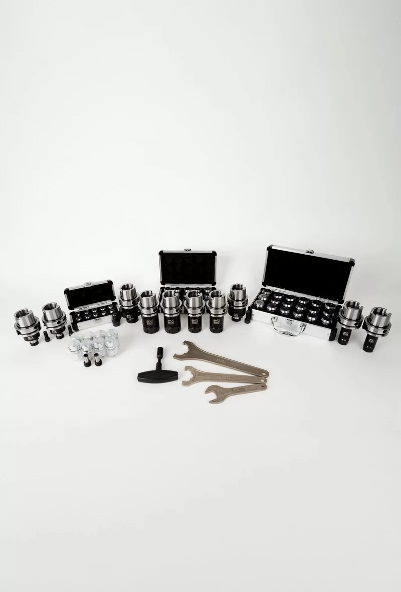 10-Piece, HSK63A Inch Toolholder Kit, TSC