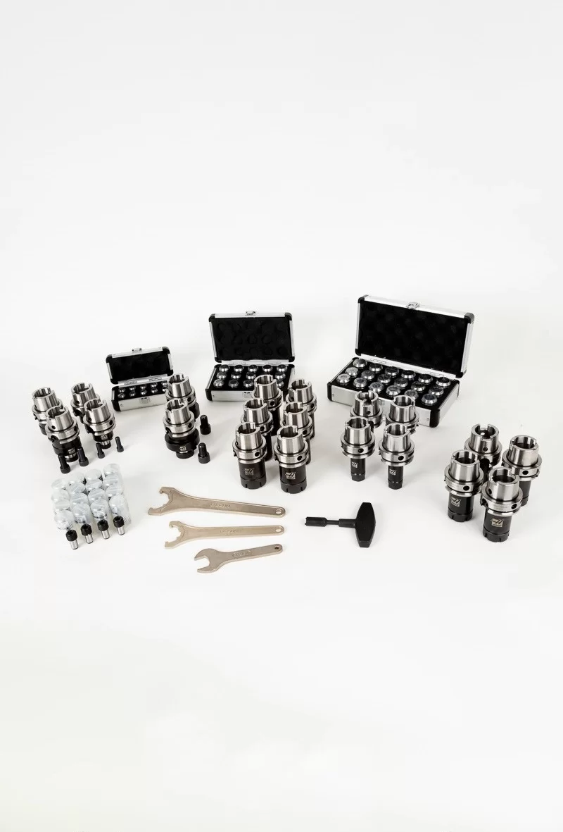 20-Piece, HSK63A Metric Toolholder Kit, TSC