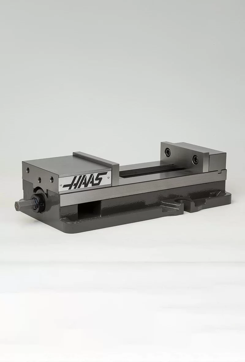 6 (150mm) Single-Station Fixed-Jaw Vise, 8 (200mm) Opening, Flange Style