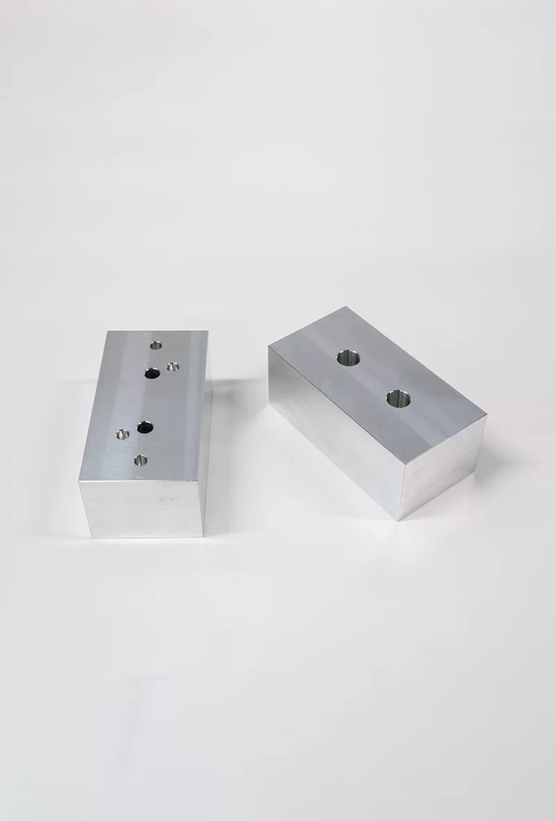 Aluminum 5 (130mm) x 2-12 (64mm) Machinable Vise Jaws