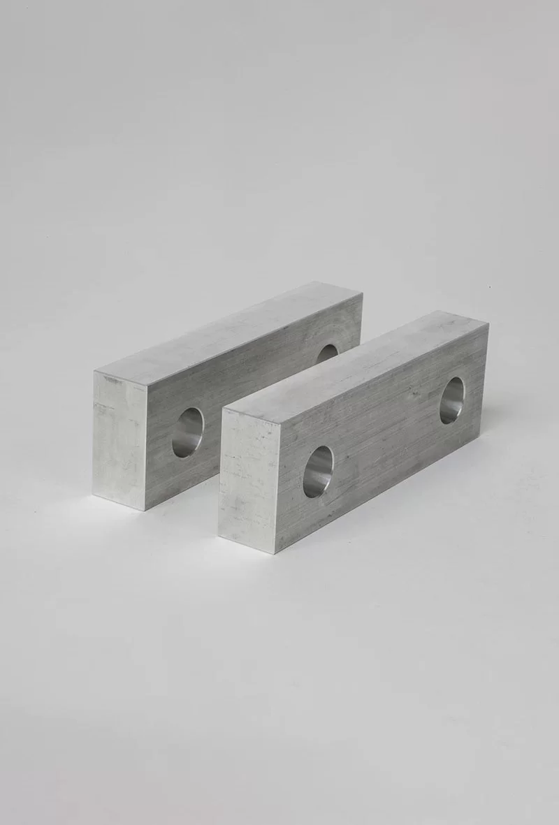 Aluminum 6 (150mm) x 1 (25mm) Machinable Vise Jaws