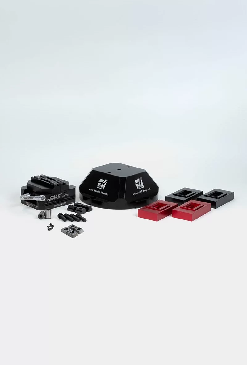 Haas Workholding Kit by Jergens, 130mm Self-Centering Vise & Riser