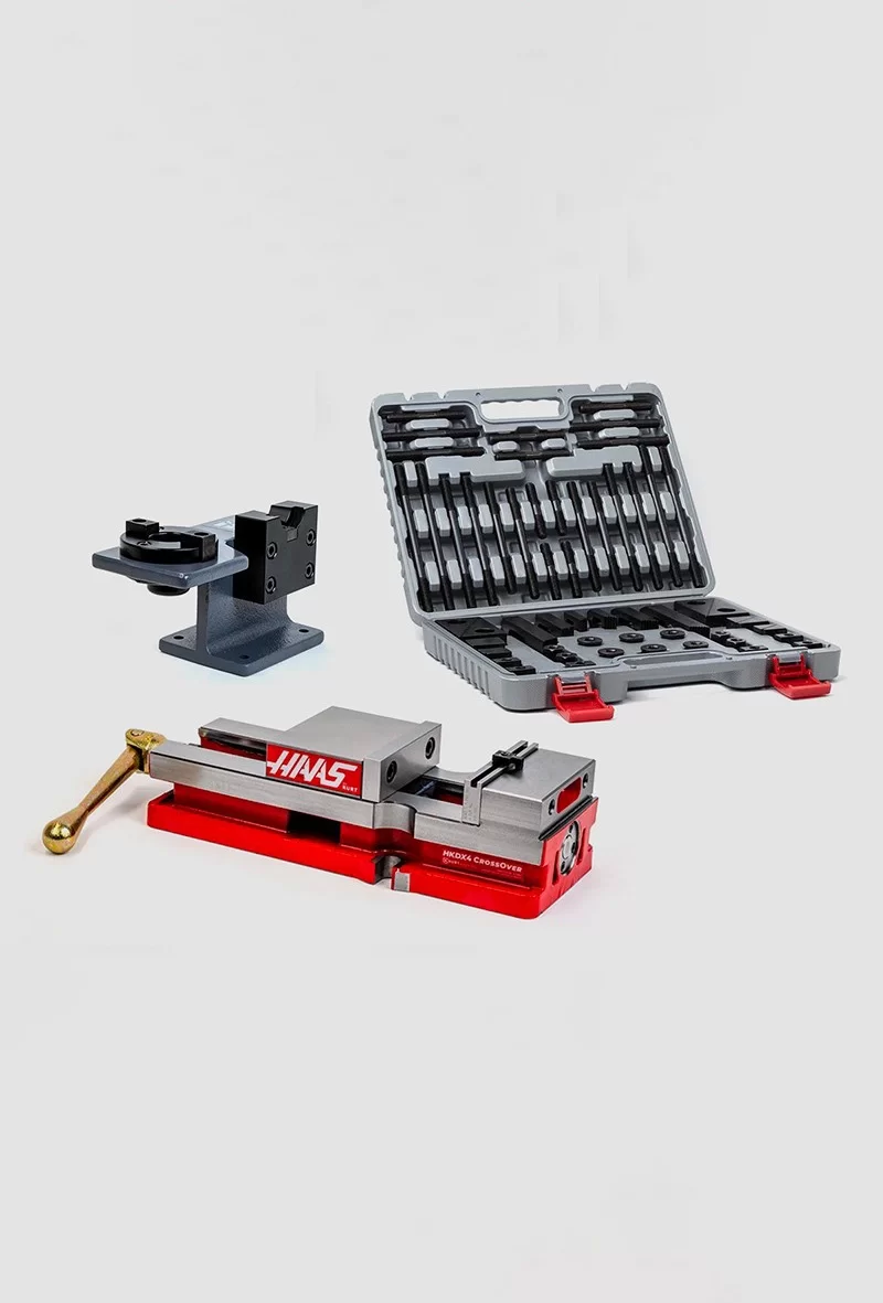 Mill Workholding Kit, 4" Manual Vise, CT40