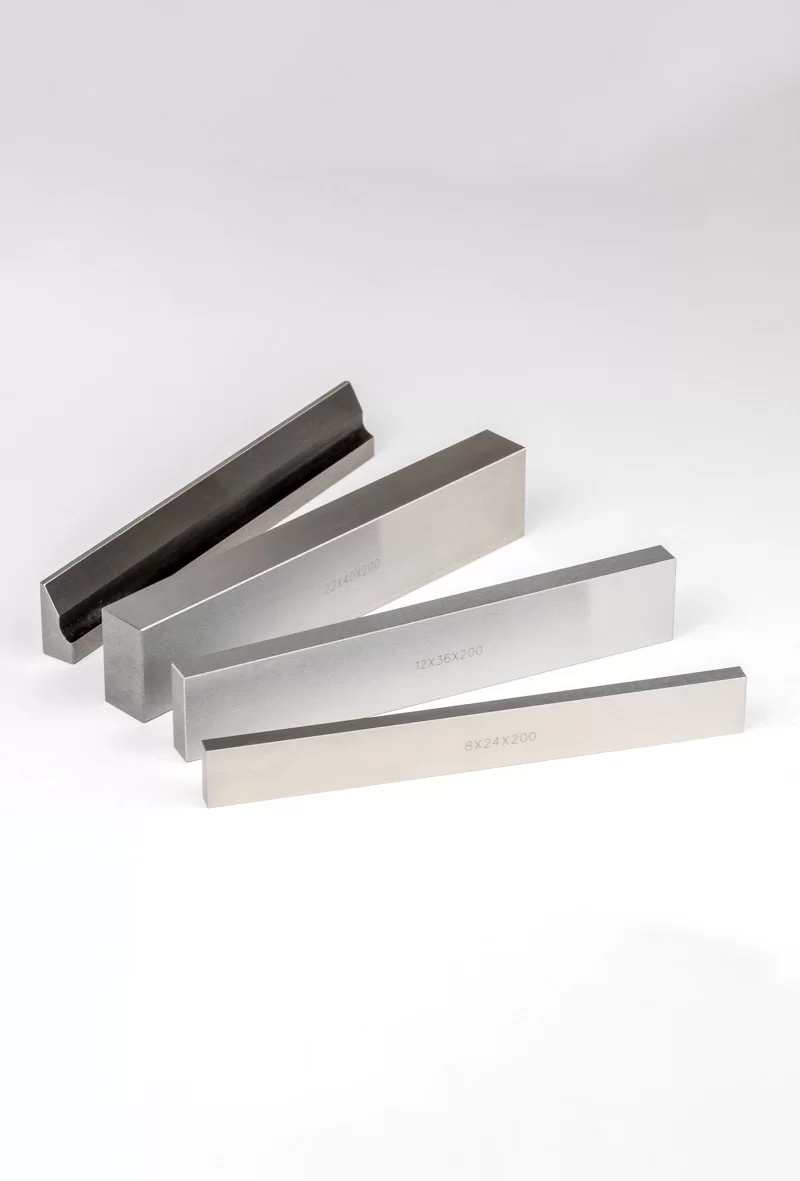 Hard Steel Blank Parallel Set, 200mm Length x 8-22mm Width