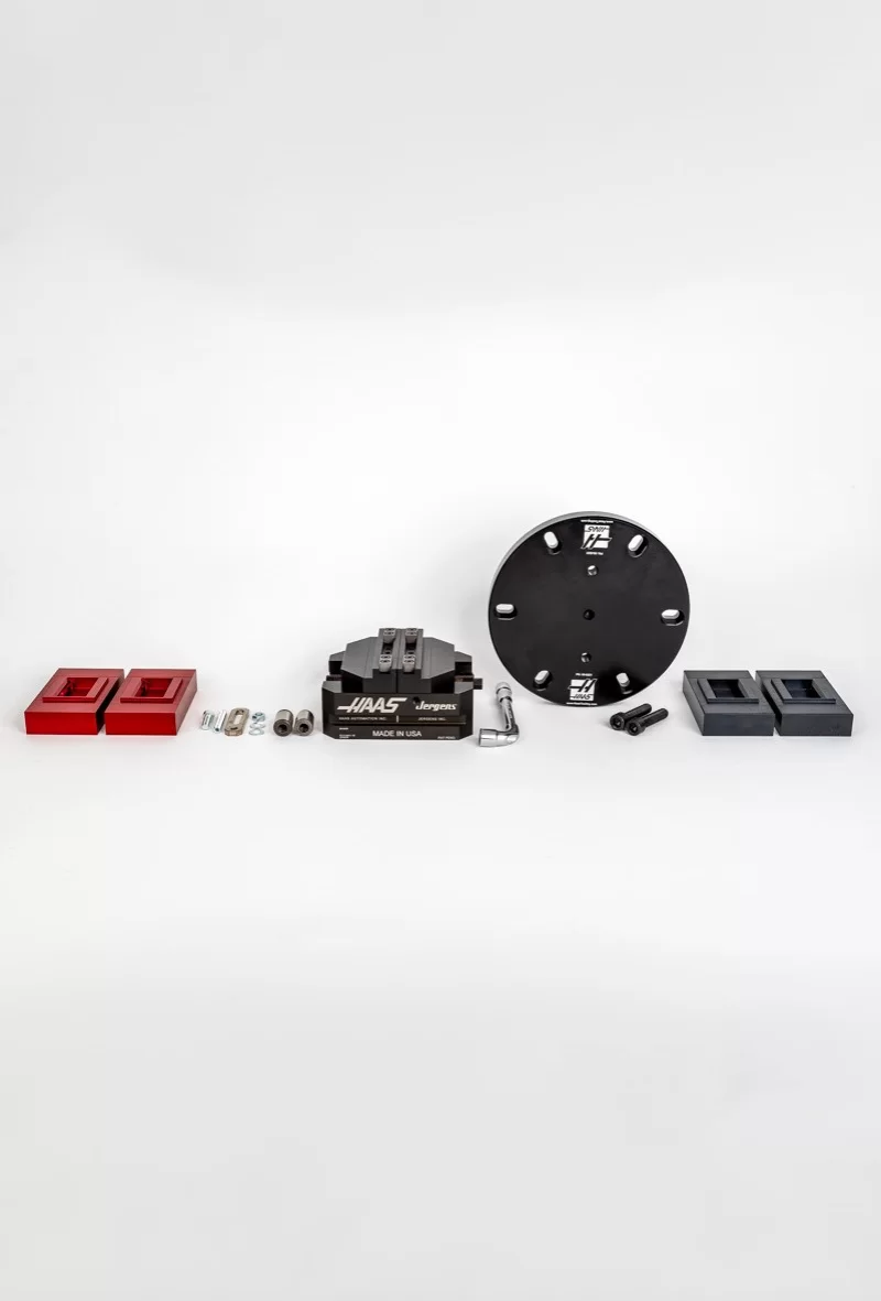130mm (5") Jergens Self-Centering Vise and Adapter Kit for 210 Rotaries