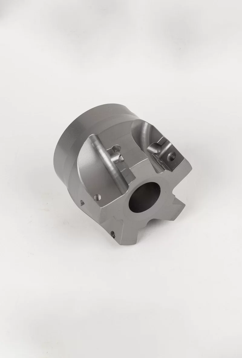 HAPN, 2" Diameter Shell Mill, 3/4" Pilot Bore x 90° Lead Angle, 5 Inserts (Parallelogram), Positive/Negative Geometry