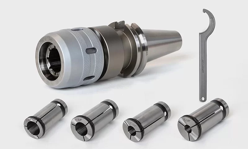 CT40 Milling Chuck & Collet Kit, TSC