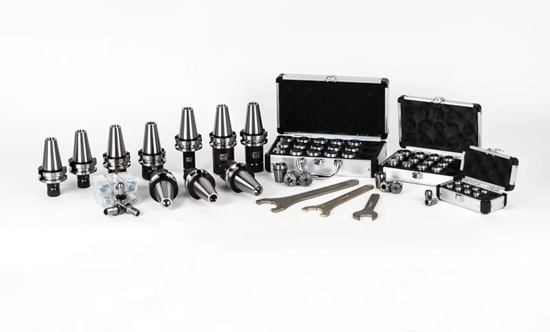 10-Piece, BT40 ER Collet Chuck Toolholder Kit, TSC