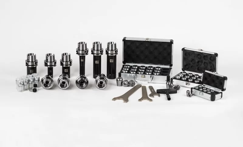 10-Piece, HSK63A ER Collet Chuck Toolholder Kit, TSC