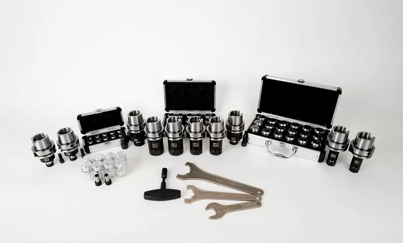 10-Piece, HSK63A Inch Toolholder Kit, TSC