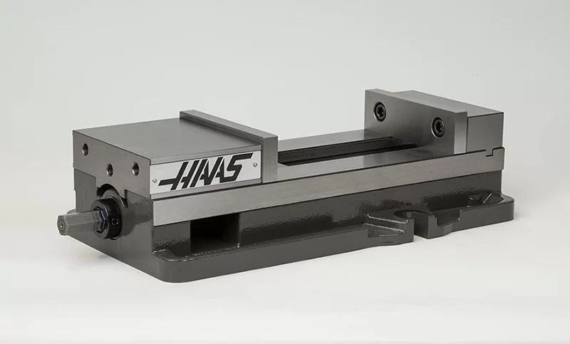 6 (150mm) Single-Station Fixed-Jaw Vise, 8 (200mm) Opening, Flange Style
