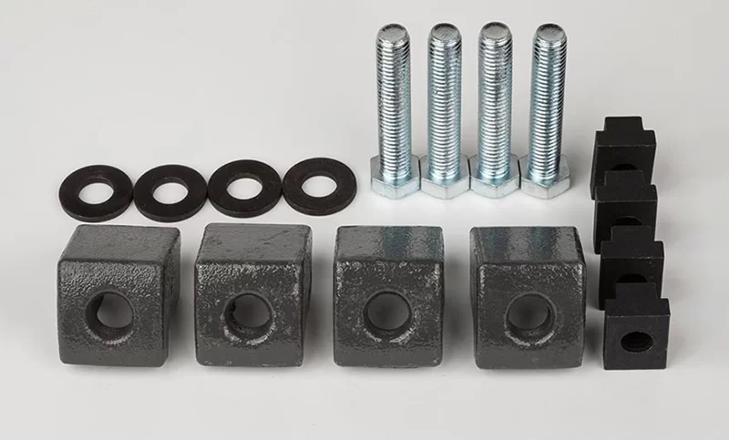 30mm Toe Clamps for 16mm T-Slot Table, Set of 4