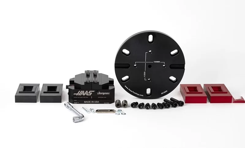 130mm (5") Jergens Self-Centering Vise and Adapter Kit for 310 Rotaries