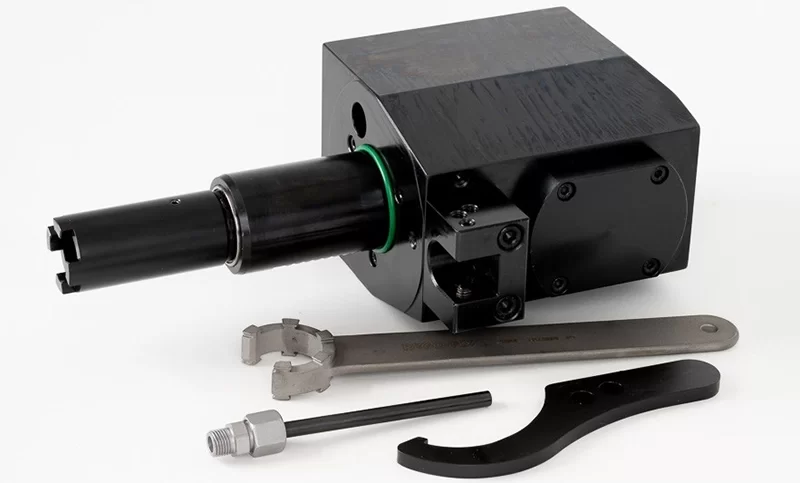 VDI40 90-Degree Large Radial Driven Toolholder By EPPINGER, Fits ST-40 and ST-45